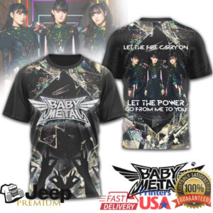 Babymetal “Let The Power Go From Me To You” Galaxy Graphic Hoodie