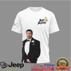 Bad Bunny Album of the Year Grammy Award Tribute T Shirt