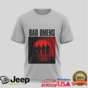 Bad Omens North America 2026 Tour Concrete Grey Graphic T Shirt