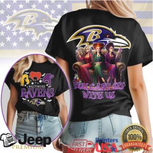 Baltimore Ravens Hocus Pocus You Can’t Sit With Us Halloween T Shirt Baltimore Ravens Hocus Pocus You Can’t Sit With Us Halloween T Shirt