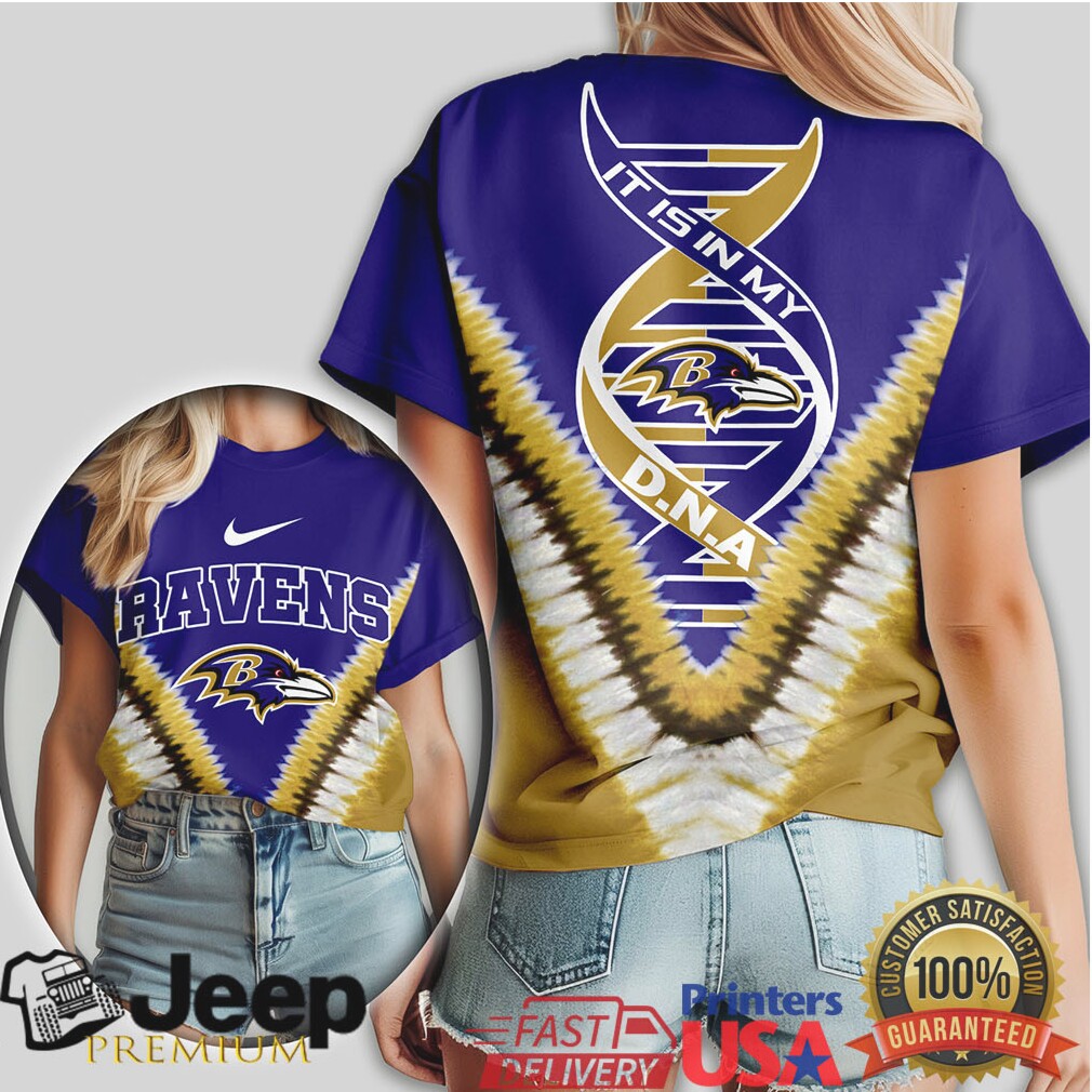 Baltimore Ravens It Is In My DNA Tie Dye V Pattern Women’s T Shirt Baltimore Ravens It Is In My DNA Tie Dye V Pattern Women’s T Shirt