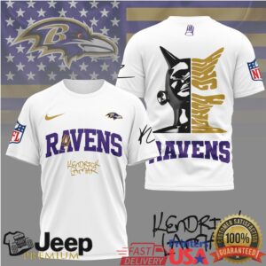 Baltimore Ravens x Kendrick Lamar Hip Hop Artist Tribute T Shirt Baltimore Ravens x Kendrick Lamar Hip Hop Artist Tribute T Shirt