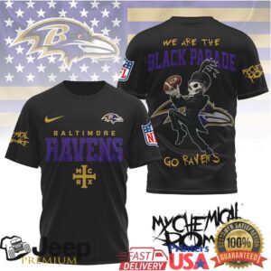Baltimore Ravens x My Chemical Romance Black Parade MCR Fan Apparel Baltimore Ravens x My Chemical Romance Black Parade MCR Fan Apparel