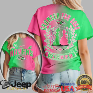 Baltimore Ravens x Wicked “Changed For Good” Musical Mashup T Shirt