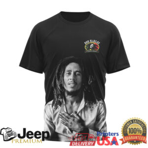 Bob Marley Happy Black History Month One Love Reggae Tribute T Shirt