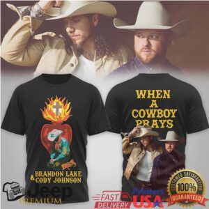 Brandon Lake & Cody Johnson “When A Cowboy Prays” Graphic Tee