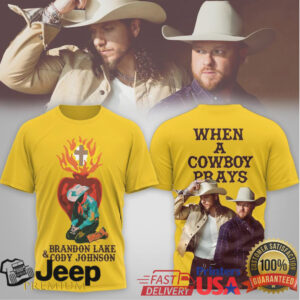 Brandon Lake & Cody Johnson “When A Cowboy Prays” Graphic Tee