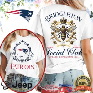 Bridgerton Social Club New England Patriots NFL Tee