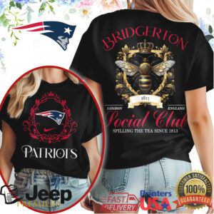 Bridgerton Social Club New England Patriots NFL Tee
