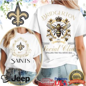 Bridgerton Social Club New Orleans Saints Regency Style Shirt