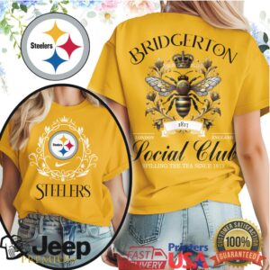 Bridgerton Social Club Pittsburgh Steelers Game Day T Shirt Bridgerton Social Club Pittsburgh Steelers Game Day T Shirt