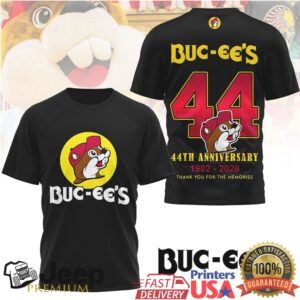 Buc ee’s 44th Anniversary 1982 2026 Commemorative T Shirt Buc ee’s 44th Anniversary 1982 2026 Commemorative T Shirt