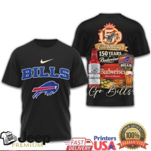 Buffalo Bills 150 Years of Budweiser Celebration Go Bills Fan T Shirt Buffalo Bills 150 Years of Budweiser Celebration Go Bills Fan T Shirt