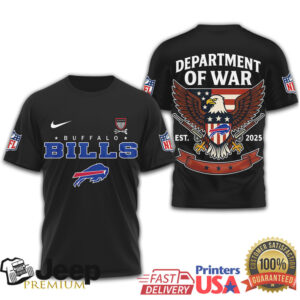 Buffalo Bills Department of War 2025 Military Style Eagle Tee