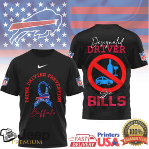 Buffalo Bills Designated Driver Drunk Driving Prevention Tee