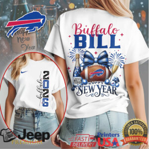 Buffalo Bills Happy New Year 2026 Celebration Graphic T Shirt