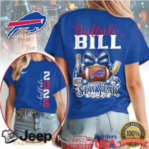Buffalo Bills Happy New Year 2026 Celebration Graphic T Shirt