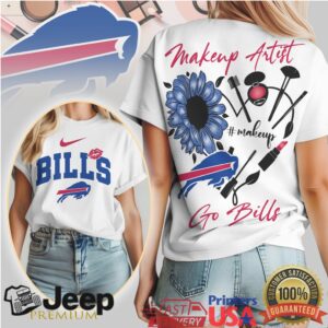 Buffalo Bills Makeup Artist Flower Go Bills Women's T Shirt