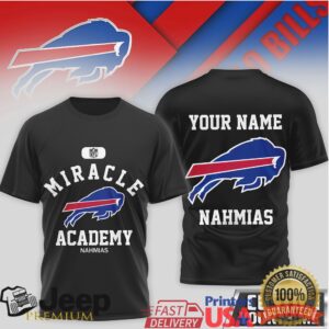 Buffalo Bills Miracle Academy Personalized Name & Number T Shirt Buffalo Bills Miracle Academy Personalized Name & Number T Shirt