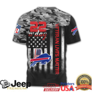 Buffalo Bills NFL Veteran Awareness Camo Shirt End Veteran Suicide 22 A Day Buffalo Bills NFL Veteran Awareness Camo Shirt End Veteran Suicide 22 A Day