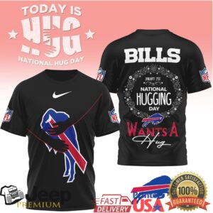 Buffalo Bills National Hug Day “Wants A Hug” Logo T Shirt