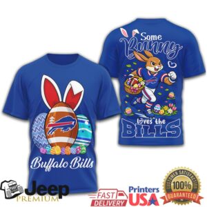 Buffalo Bills Some Bunny Loves The Bills Easter Bunny Football Graphic T Shirt