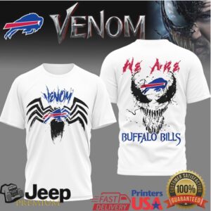 Buffalo Bills Venom Symbiote “We Are” NFL Graphic T Shirt Buffalo Bills Venom Symbiote “We Are” NFL Graphic T Shirt