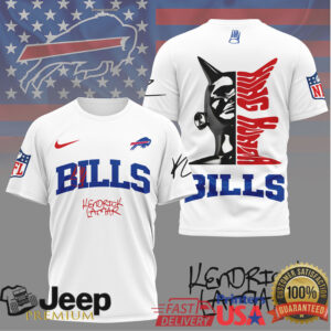 Buffalo Bills x Kendrick Lamar King Kunta Streetwear Mashup Tee