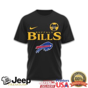 Buffalo Bills x Megadeth Vic Rattlehead Heavy Metal Skull Graphic T Shirt