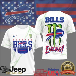 Buffalo Bills x Monster Energy Logo Fusion Football Fan Gear T Shirt Buffalo Bills x Monster Energy Logo Fusion Football Fan Gear T Shirt