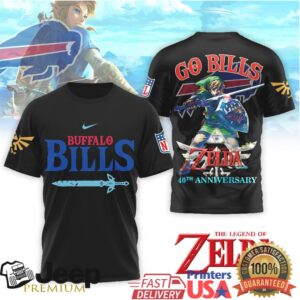 Buffalo Bills x The Legend of Zelda 40th Anniversary NFL Tee Buffalo Bills x The Legend of Zelda 40th Anniversary NFL Tee