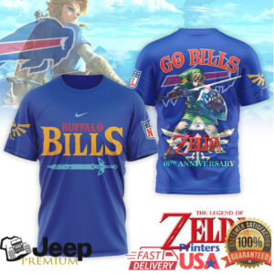 Buffalo Bills x The Legend of Zelda 40th Anniversary NFL Tee