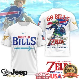 Buffalo Bills x The Legend of Zelda 40th Anniversary NFL Tee