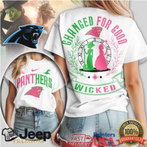 Carolina Panthers x Wicked “Changed For Good” NFL Broadway Theme Tee