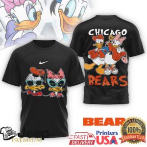 Chicago Bears Disney Characters Donald & Daisy Sports T Shirt