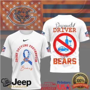 Chicago Bears Drunk Driving Prevention Designated Driver Shirt Chicago Bears Drunk Driving Prevention Designated Driver Shirt