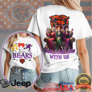 Chicago Bears Hocus Pocus You Can't Sit With Us Halloween T Shirt