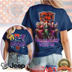 Chicago Bears Hocus Pocus You Can't Sit With Us Halloween T Shirt