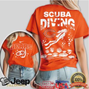 Chicago Bears Scuba Diving Underwater Adventure Fans T Shirt