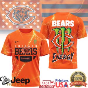 Chicago Bears x Monster Energy Graphic Print Sport Lifestyle Tee