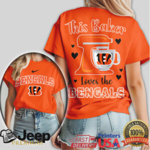 Cincinnati Bengals Baker T Shirt Custom Baking Fan Gear