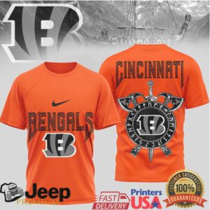 Cincinnati Bengals Nordic Warrior Style Performance T Shirt Cincinnati Bengals Nordic Warrior Style Performance T Shirt