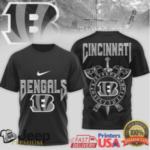 Cincinnati Bengals Nordic Warrior Style Performance T Shirt