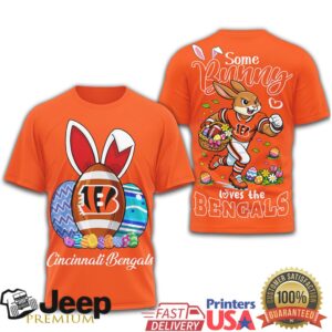 Cincinnati Bengals “Some Bunny Loves the Bengals” Easter T Shirt