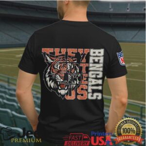 Cincinnati Bengals “They Not Like Us” Tiger Mascot Graphic Tee