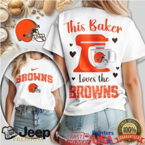 Cleveland Browns Baker Fan Tee “This Baker Loves The Browns”