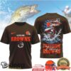 Cleveland Browns Scuba Diving Logo Design Summer T Shirt Cleveland Browns Scuba Diving Logo Design Summer T Shirt