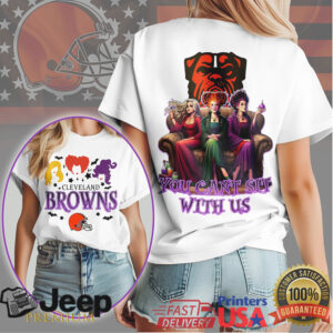 Cleveland Browns Hocus Pocus You Can't Sit With Us Halloween T Shirt