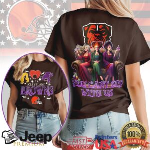Cleveland Browns Hocus Pocus You Can't Sit With Us Halloween T Shirt