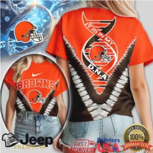 Cleveland Browns “It Is In My DNA” Team Pride Women's T Shirt